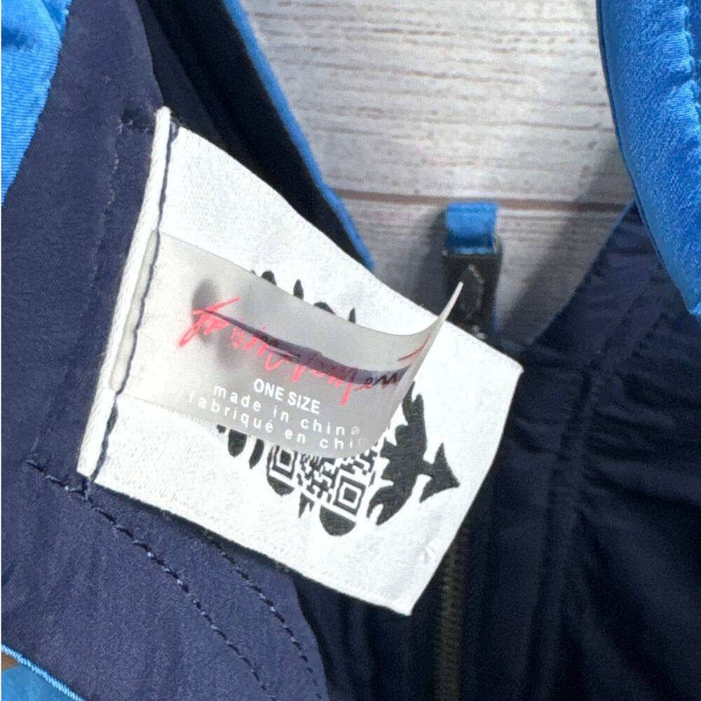 Free People Movement Outdoor Pursuit Utility Blue Vest One Size - Picture 5 of 6